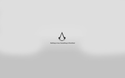 Nothing is true. Everything is permitted Wallpaper