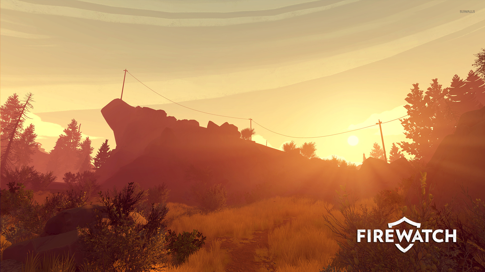 Orange Sunset In Firewatch 2 Wallpaper Game Wallpapers 50181 Orange Sunset In Firewatch 2 Wallpaper Game Wallpapers 50181