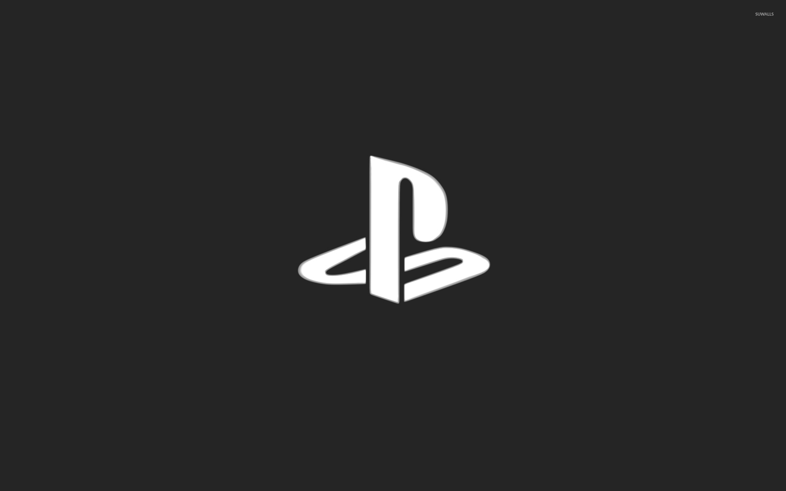 PlayStation, logo, Sony, simple background, digital art, black background,  minimalism, dark background | 7000x4500 Wallpaper - wallhaven.cc