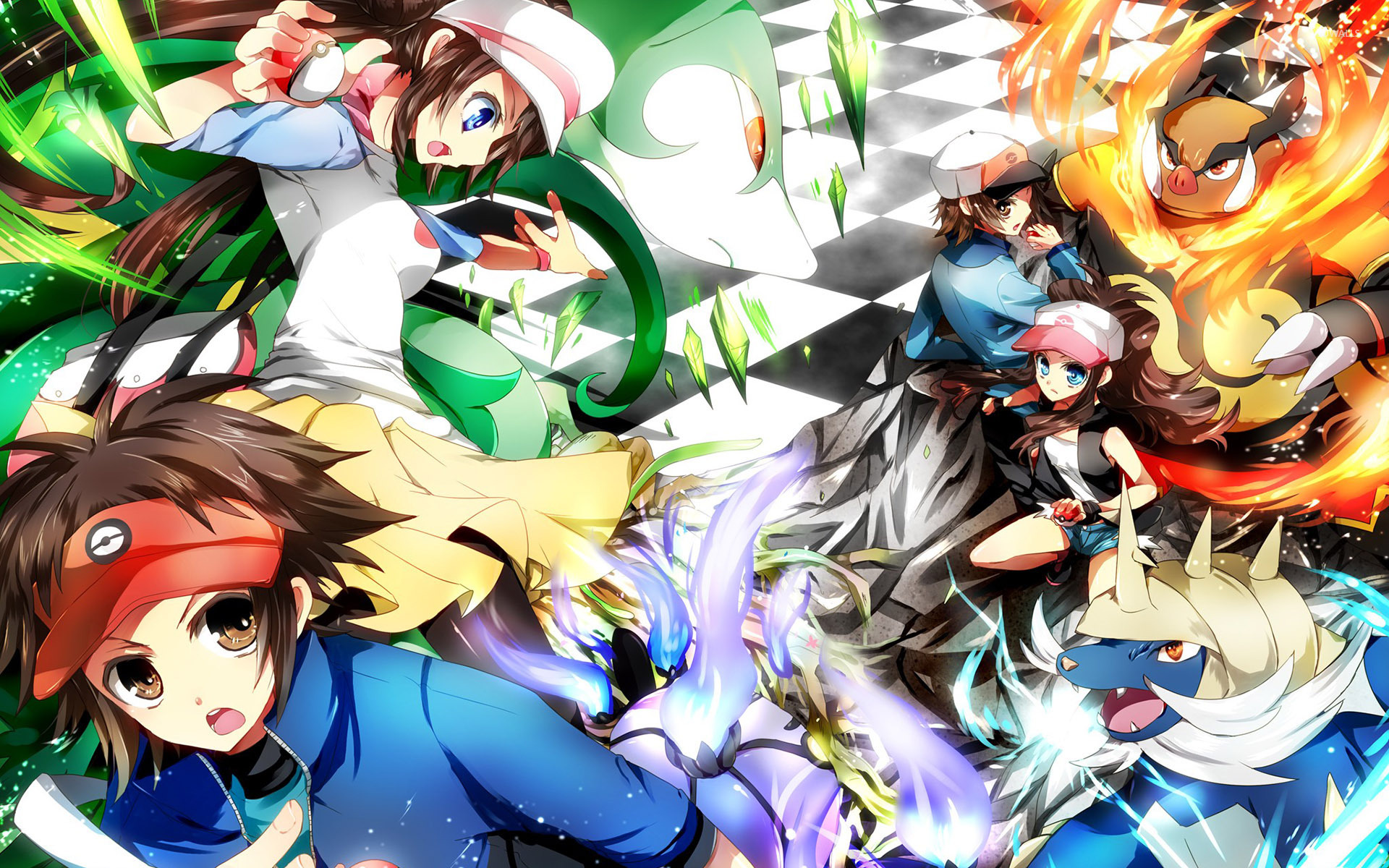 Download Pokemon Black Wallpaper 1920x1200