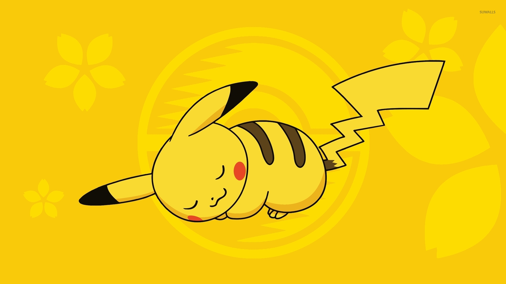 Sleeping Pikachu - Pokemon wallpaper