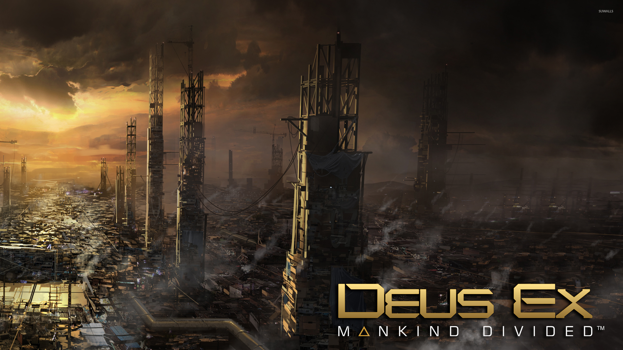 Wallpaper ID 36368  Deus Ex Mankind Divided E3 2016 Best Games 2016  game cyberpunk scifi PC Xbox one PS4 free download