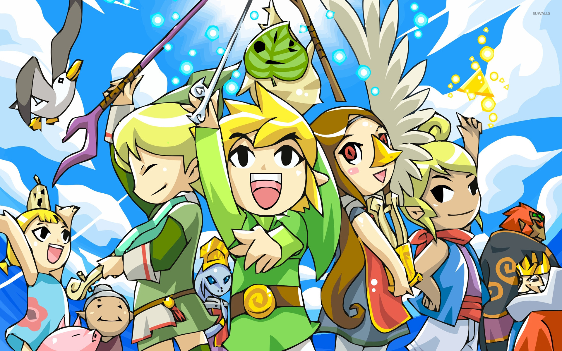 The Legend Of Zelda The Wind Waker Wallpaper Game