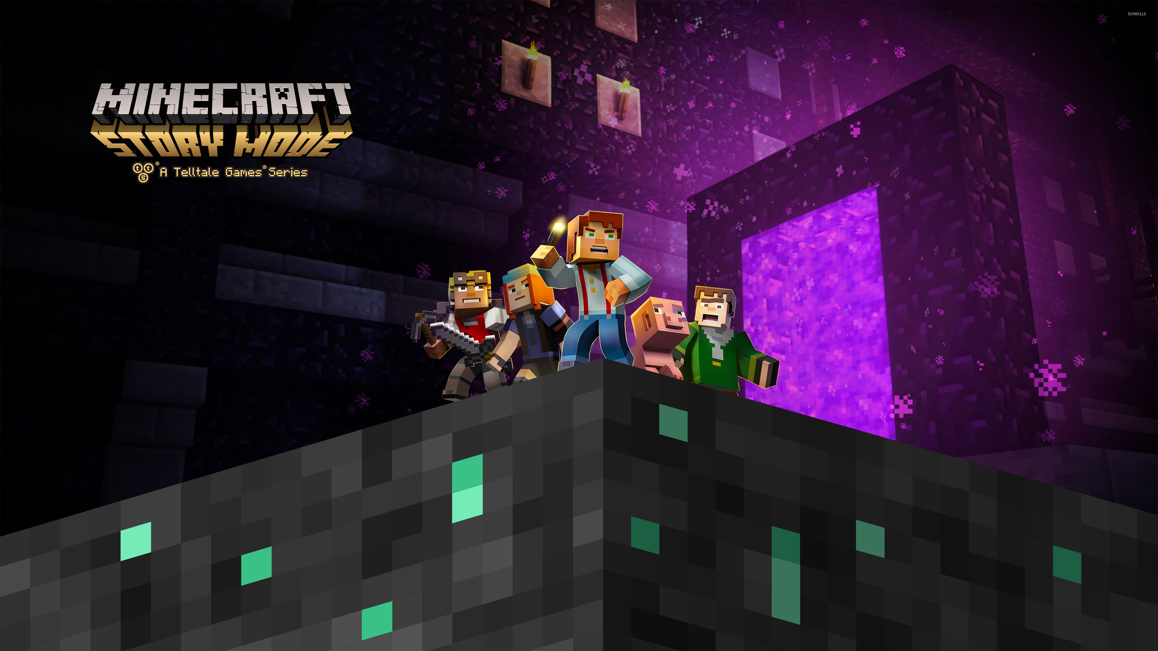 Minecraft: Story Mode gang wallpaper
