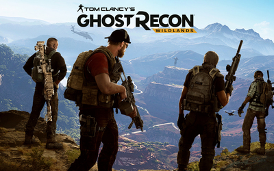 Soldiers protecting the canyon - Tom Clancy's Ghost Recon: Wildl Wallpaper