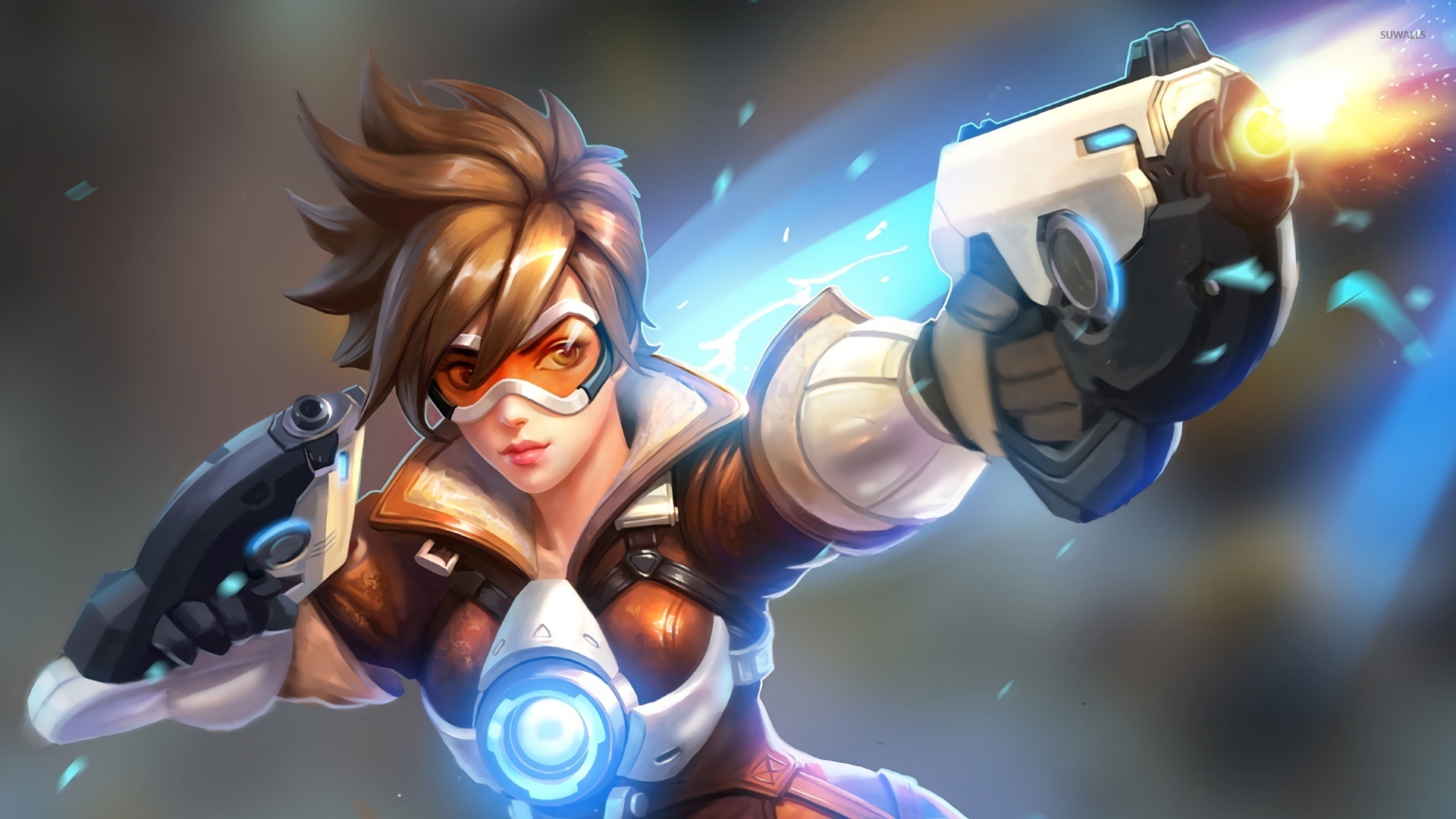 Tracer In Overwatch, HD wallpaper