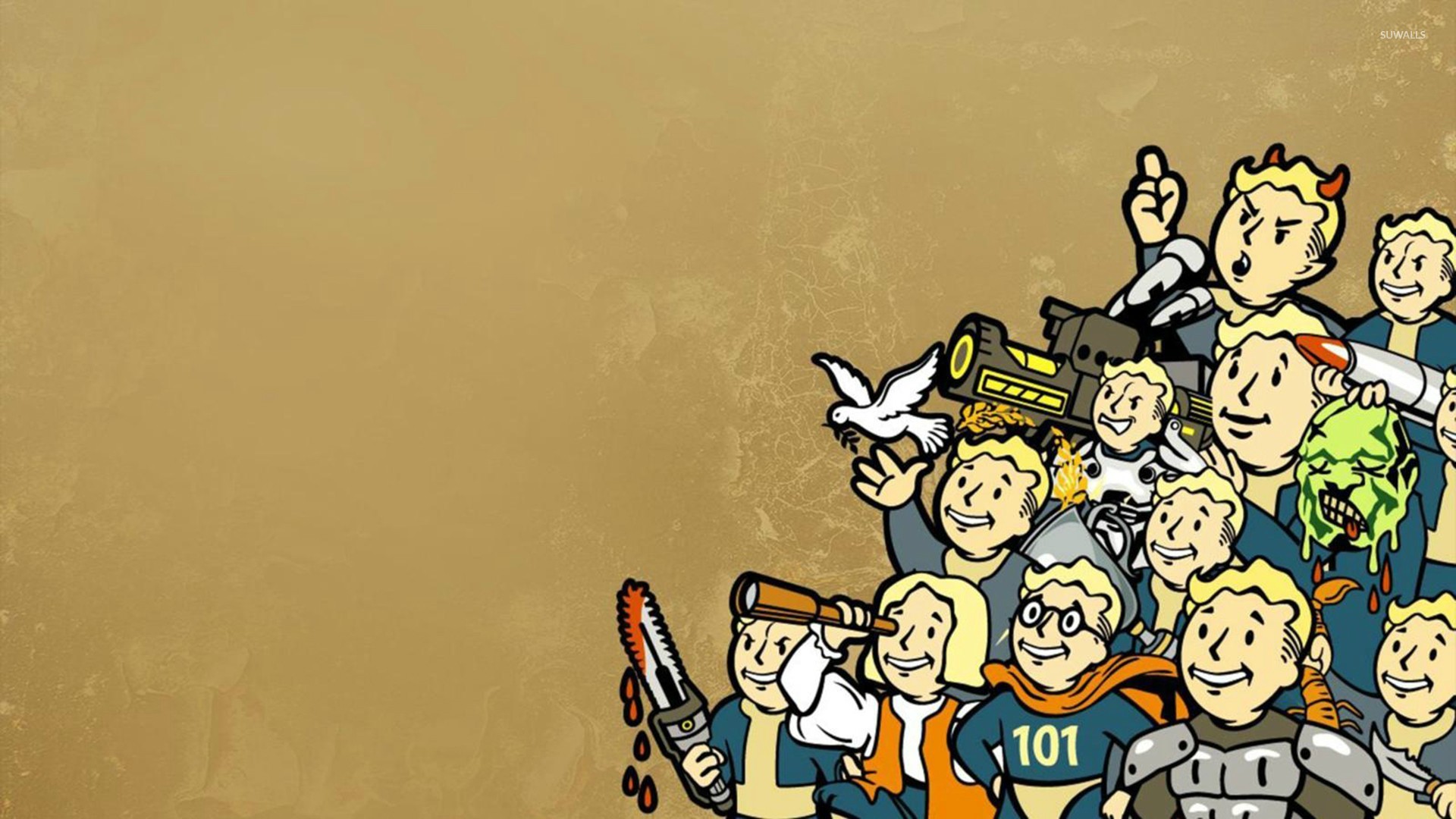 Vault Boy Fallout Wallpaper Game Wallpapers