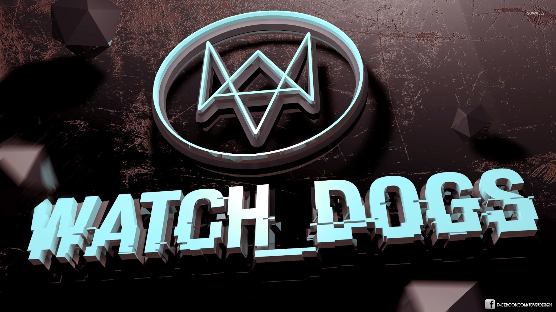 watch dogs logo wallpaper