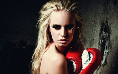 Boxing model Wallpaper
