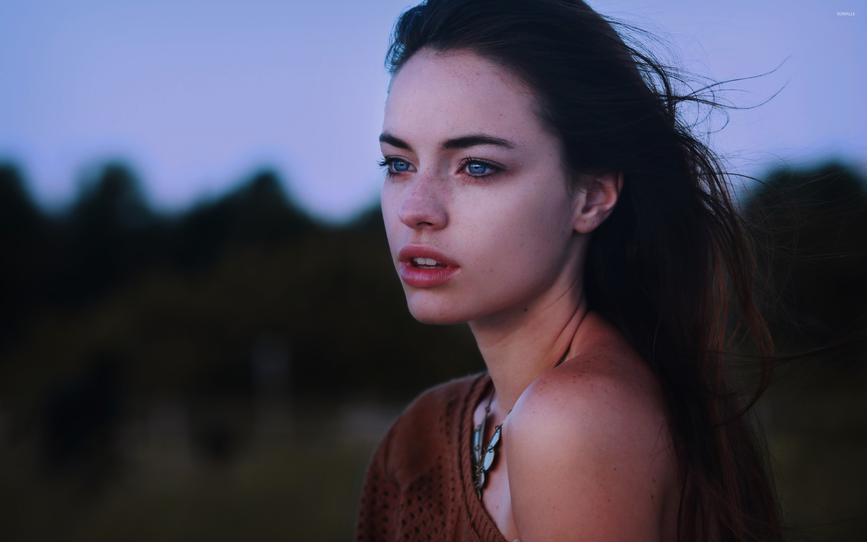 Freckles Brunette