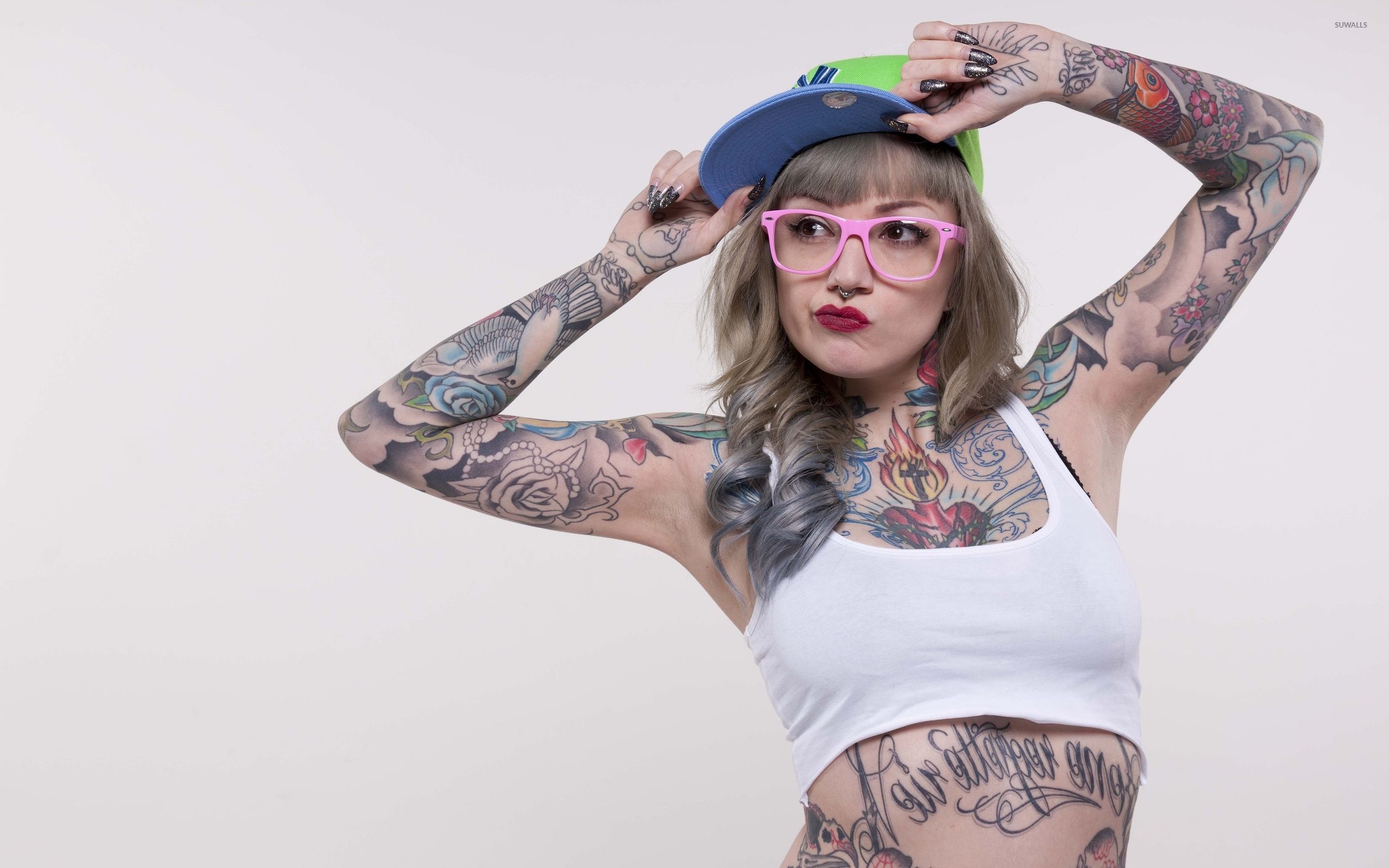 Tattooed girl wallpaper  Girl wallpapers  32679