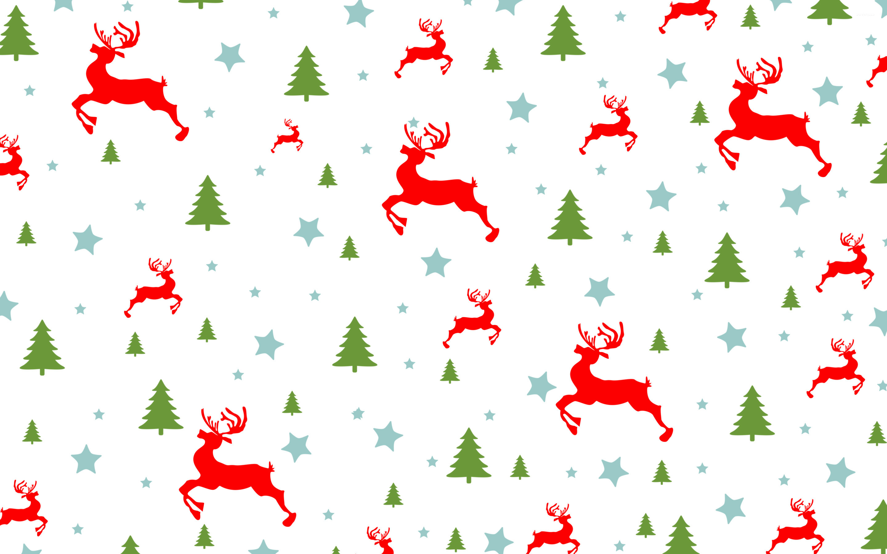 christmas pattern wallpaper