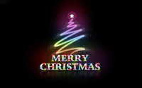 Colorful Merry Christmas wallpaper 1920x1080 jpg