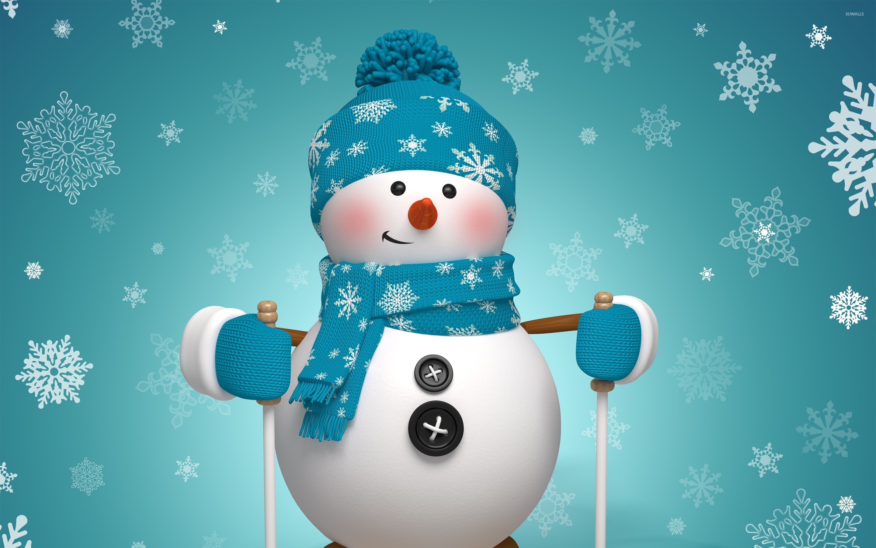 Christmas Snowman Wallpaper Christmas Holidays (59 ...