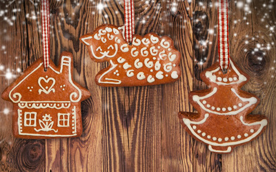 Gingerbread cookies wallpaper