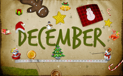 Holidays in December wallpaper