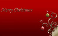 Red and green Christmas baubles wallpaper 1920x1080 jpg
