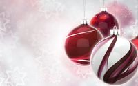Shiny baubles by the pale snowflakes wallpaper 1920x1080 jpg