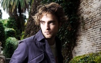 Robert Pattinson with a denim jacket wallpaper 1920x1200 jpg