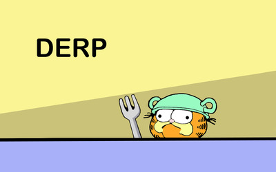 Derp Garfield wallpaper