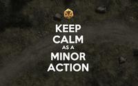 Keep calm as a minor action wallpaper 1920x1200 jpg