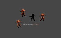 Ninjas can't catch you if they're on fire wallpaper 1920x1200 jpg