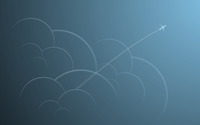 Airplane through the clouds wallpaper 1920x1080 jpg