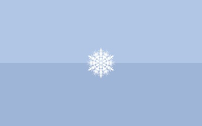 Immaculate white snowflake wallpaper