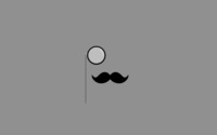 Monocle & Mustache wallpaper 1920x1200 jpg