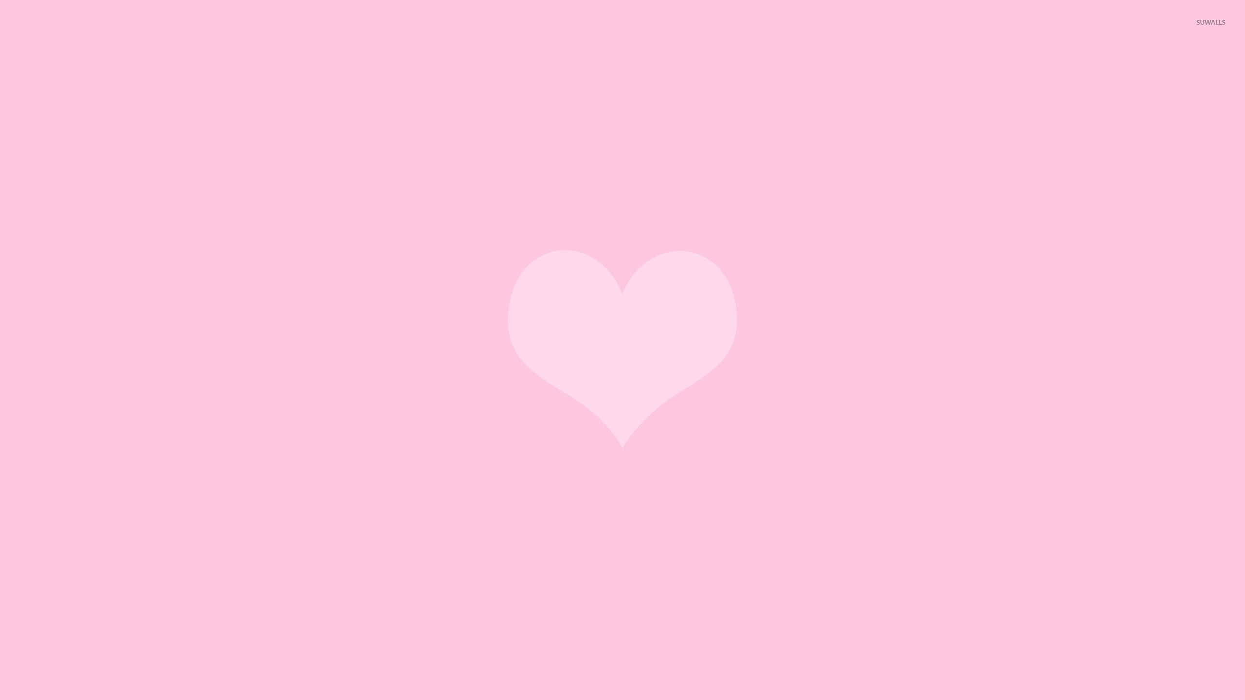 Pink heart [3] wallpaper - Minimalistic wallpapers - #43736