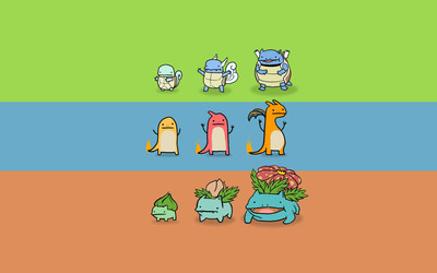 Pokemon evolution wallpaper