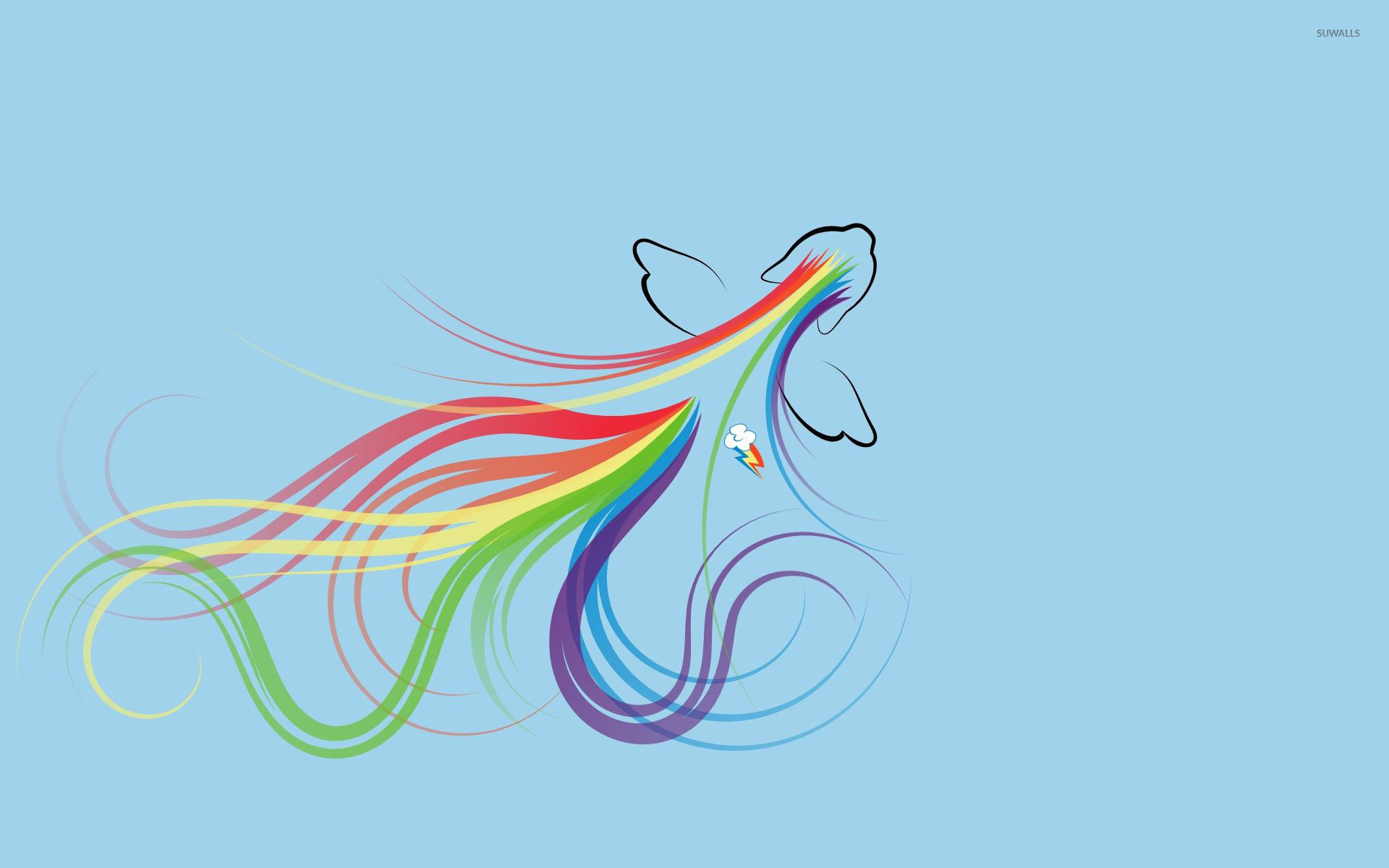 my little pony rainbow dash and fluttershy wallpaper
