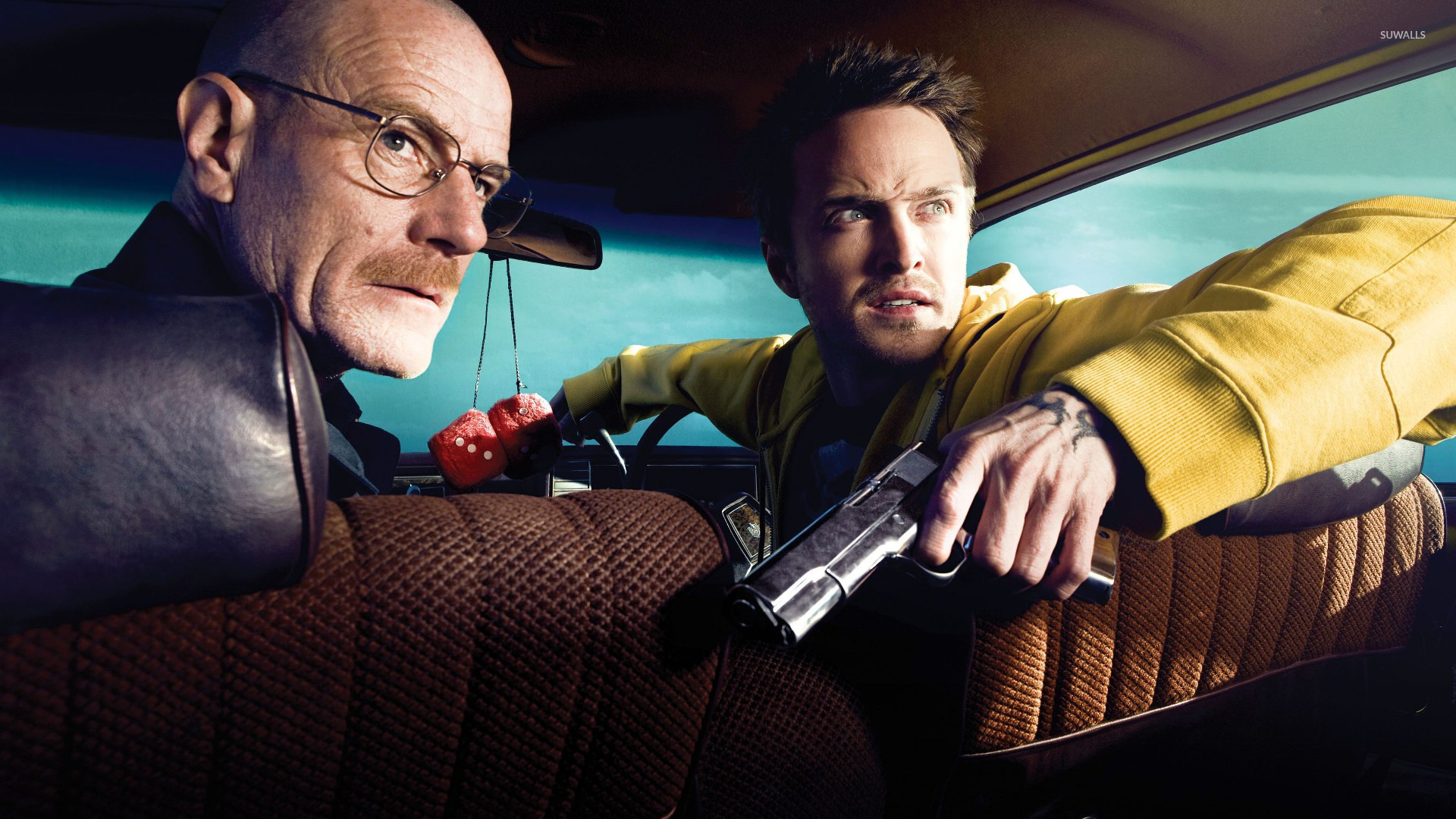 Walter White and Jesse Pinkman from Breaking Bad Wallpaper 2k Quad HD  ID:3696