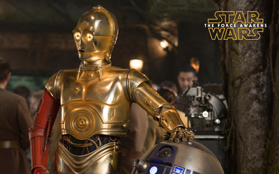 C-3PO in Star Wars: The Force Awakens Wallpaper