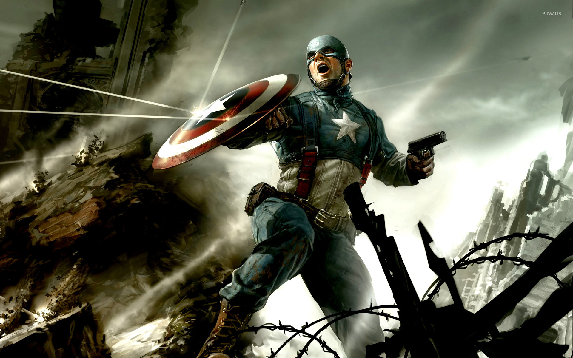Captain America The First Avenger Wallpaper Hd Captain America The First Avenger Wallpaper Hd