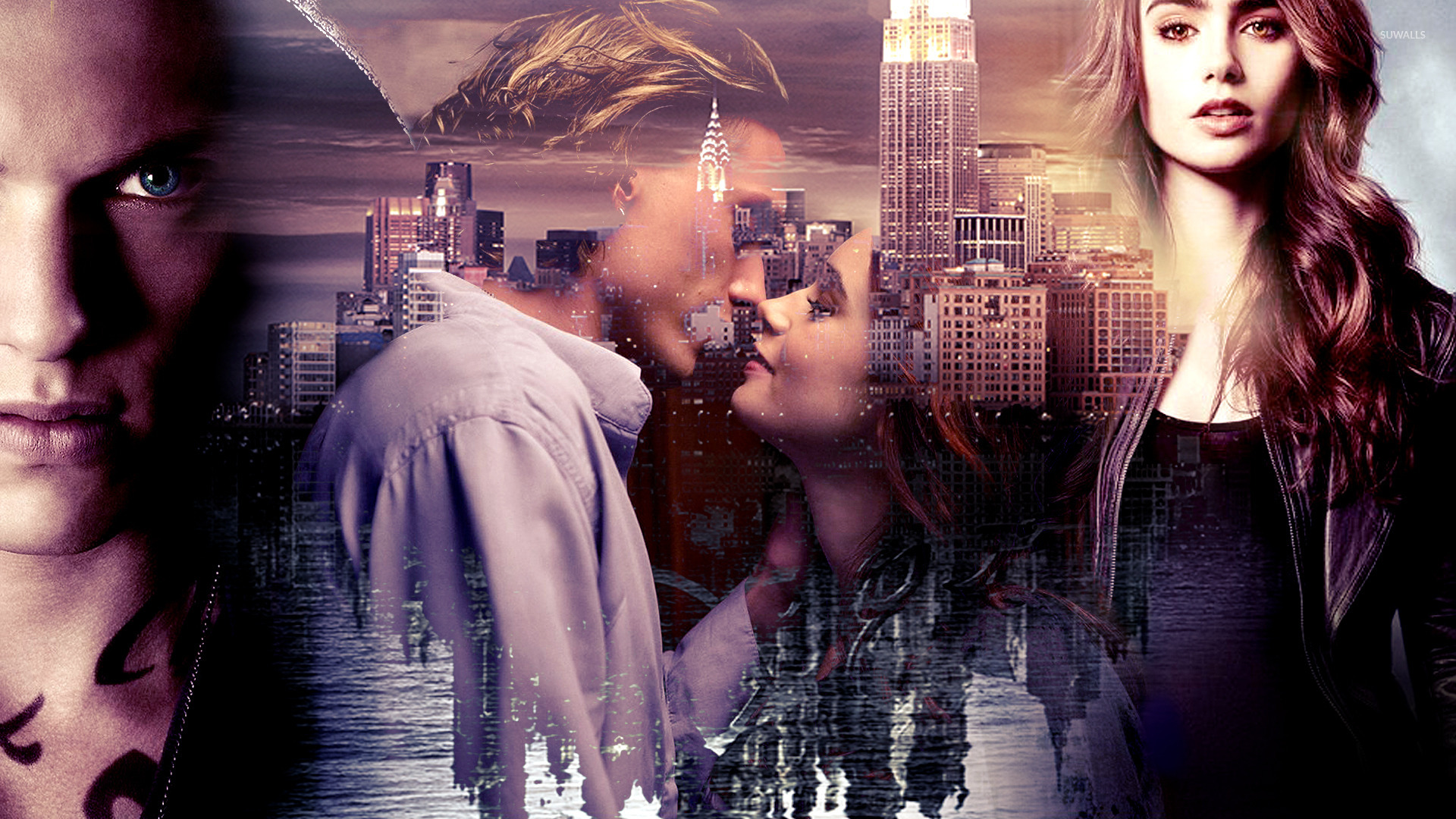 Clary And Jace The Mortal Instruments City Of Bones Wallpaper