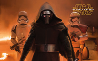 Kylo Ren and stormtroopers - Star Wars: The Force Awakens wallpaper 2880x1800 jpg