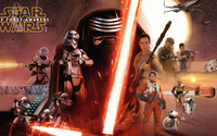 Star Wars: The Force Awakens poster wallpaper 3840x2160 jpg