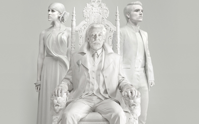 The Hunger Games: Mockingjay statues wallpaper
