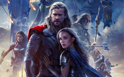 Thor and Jane Foster - Thor: The Dark World wallpaper
