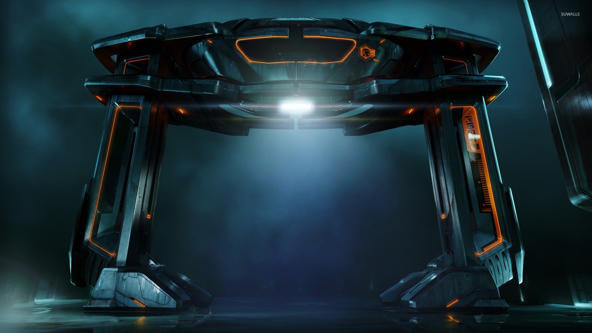 Tron: Legacy ship wallpaper