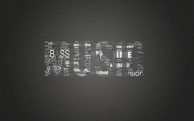 Black and white music genres wallpaper