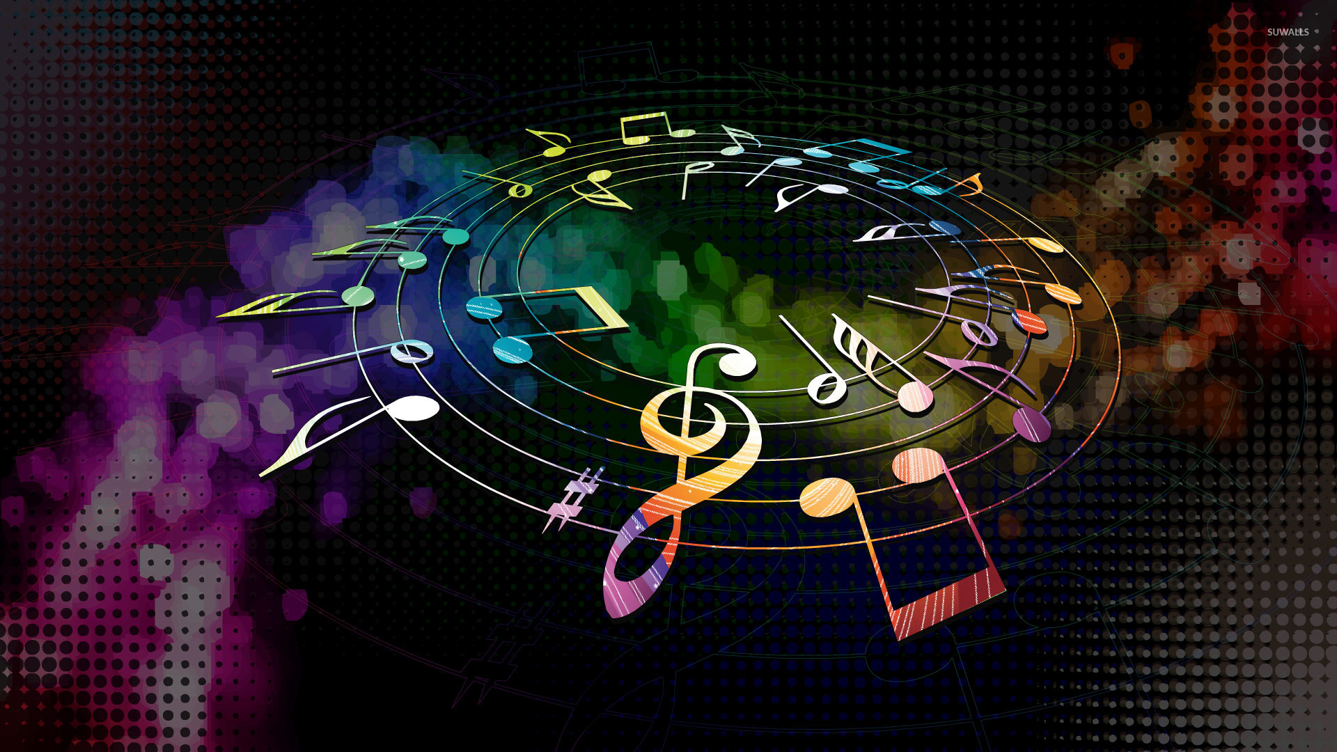 hd wallpapers music notes