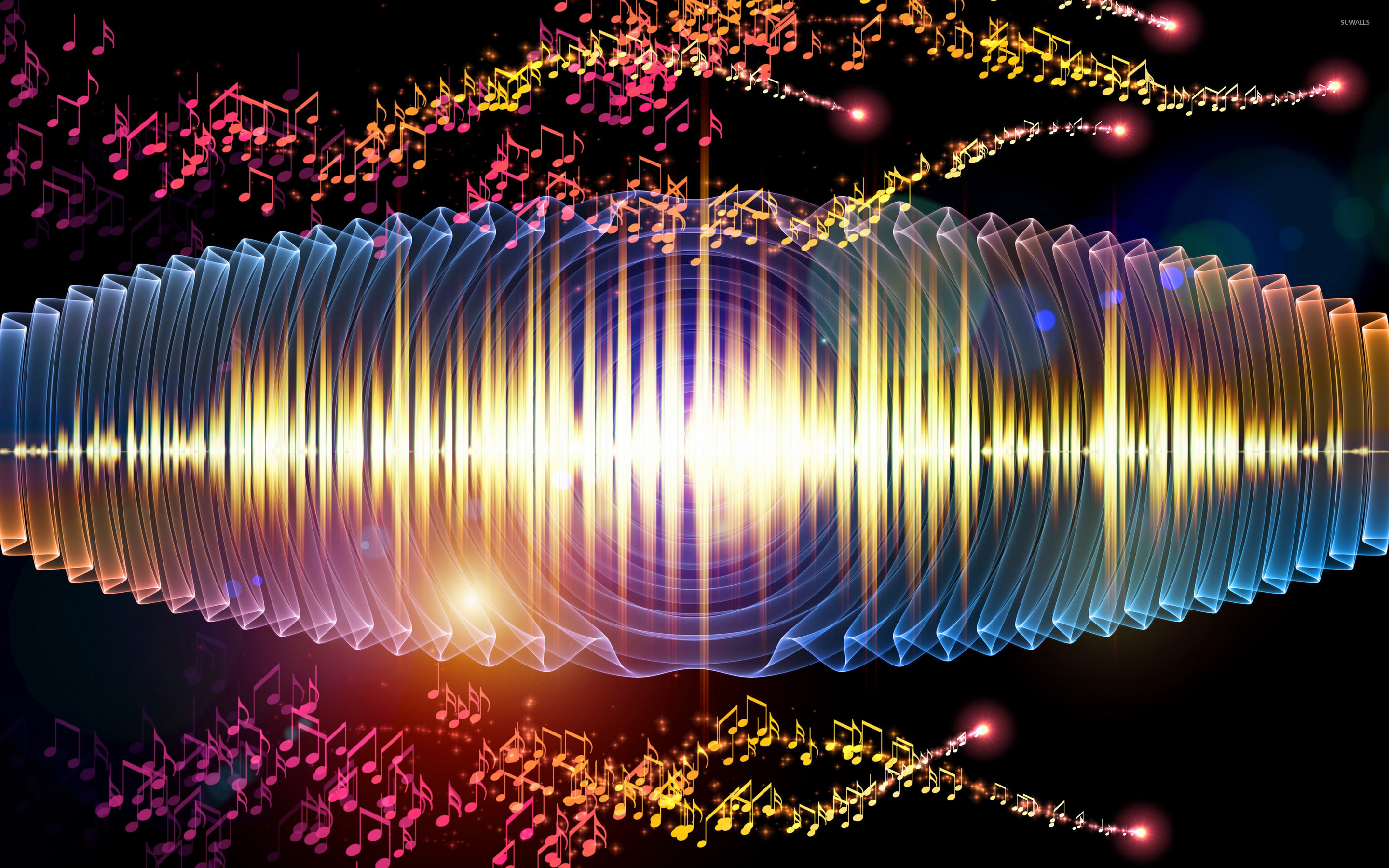 sound wave background