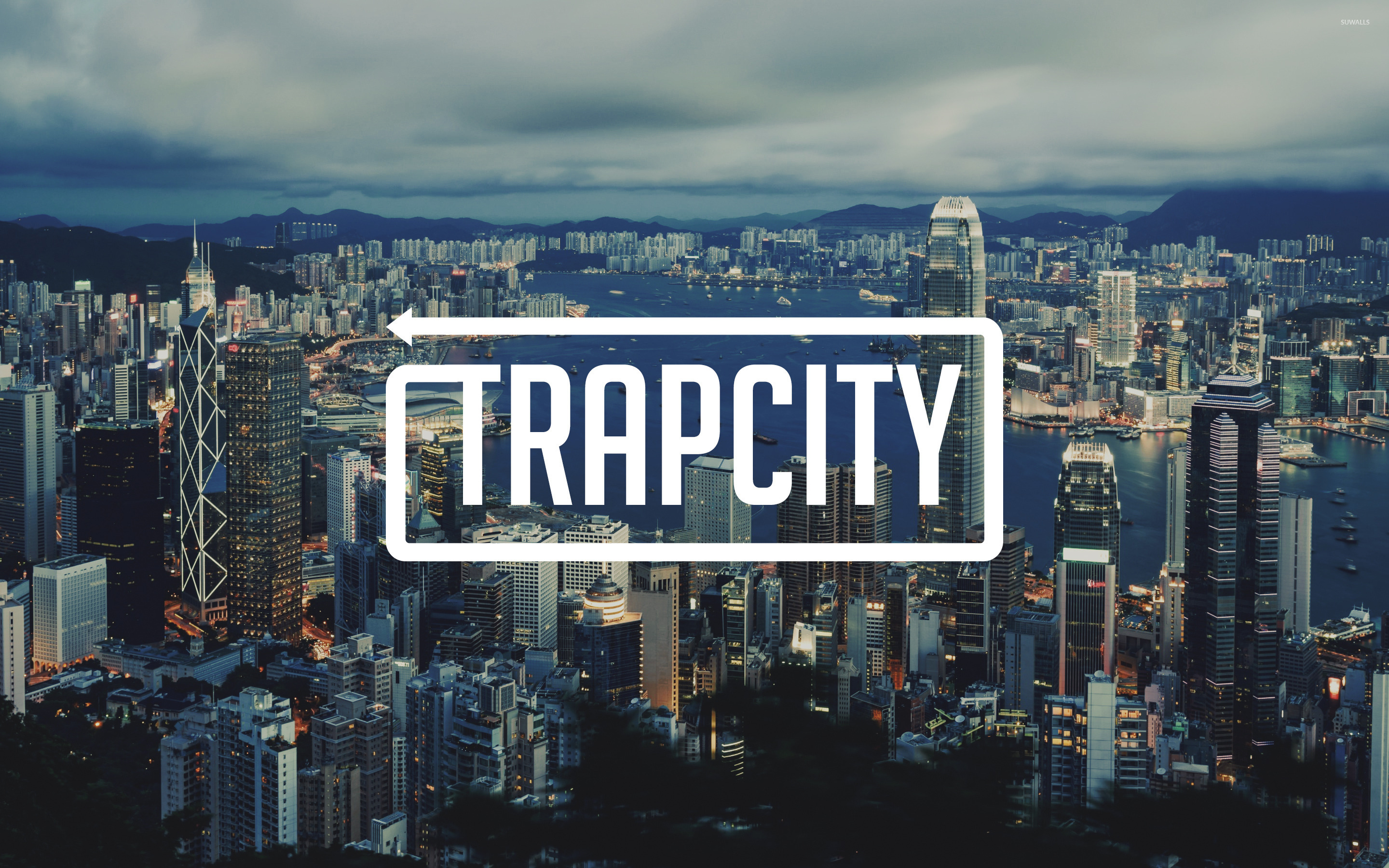 Trap City over the Hong Kong skyline wallpaper - Music wallpapers - #41068