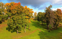 Autumn trees in the park [2] wallpaper 2880x1800 jpg