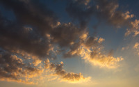 Beautiful clouds in the sunset wallpaper 3840x2160 jpg