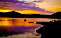 Beautiful sunset at the lake [2] wallpaper 2560x1600 jpg