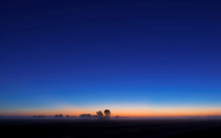 Blue sunrise sky wallpaper 3840x2160 jpg