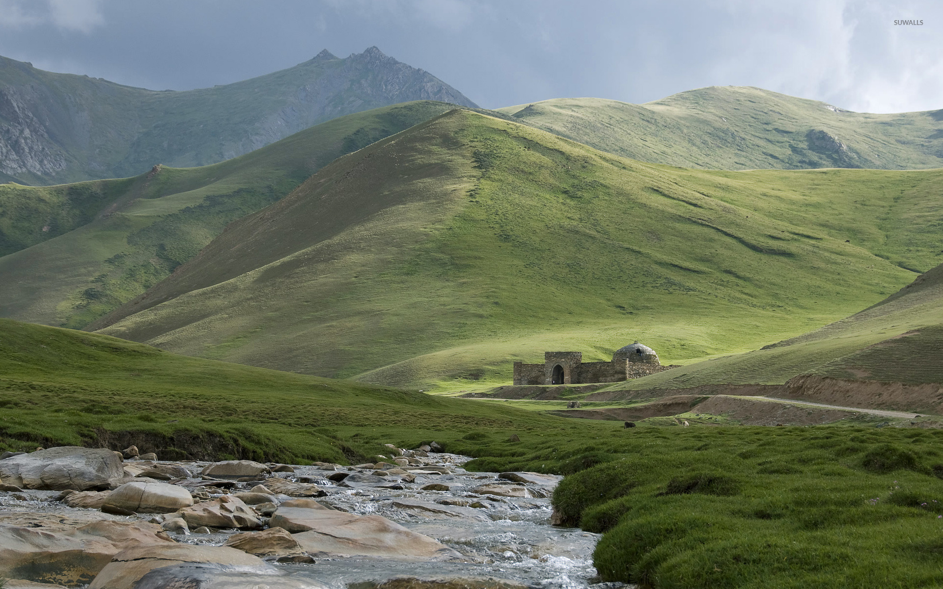 Caravansary on Silk Road in Kyrgyzstan wallpaper - Nature wallpapers